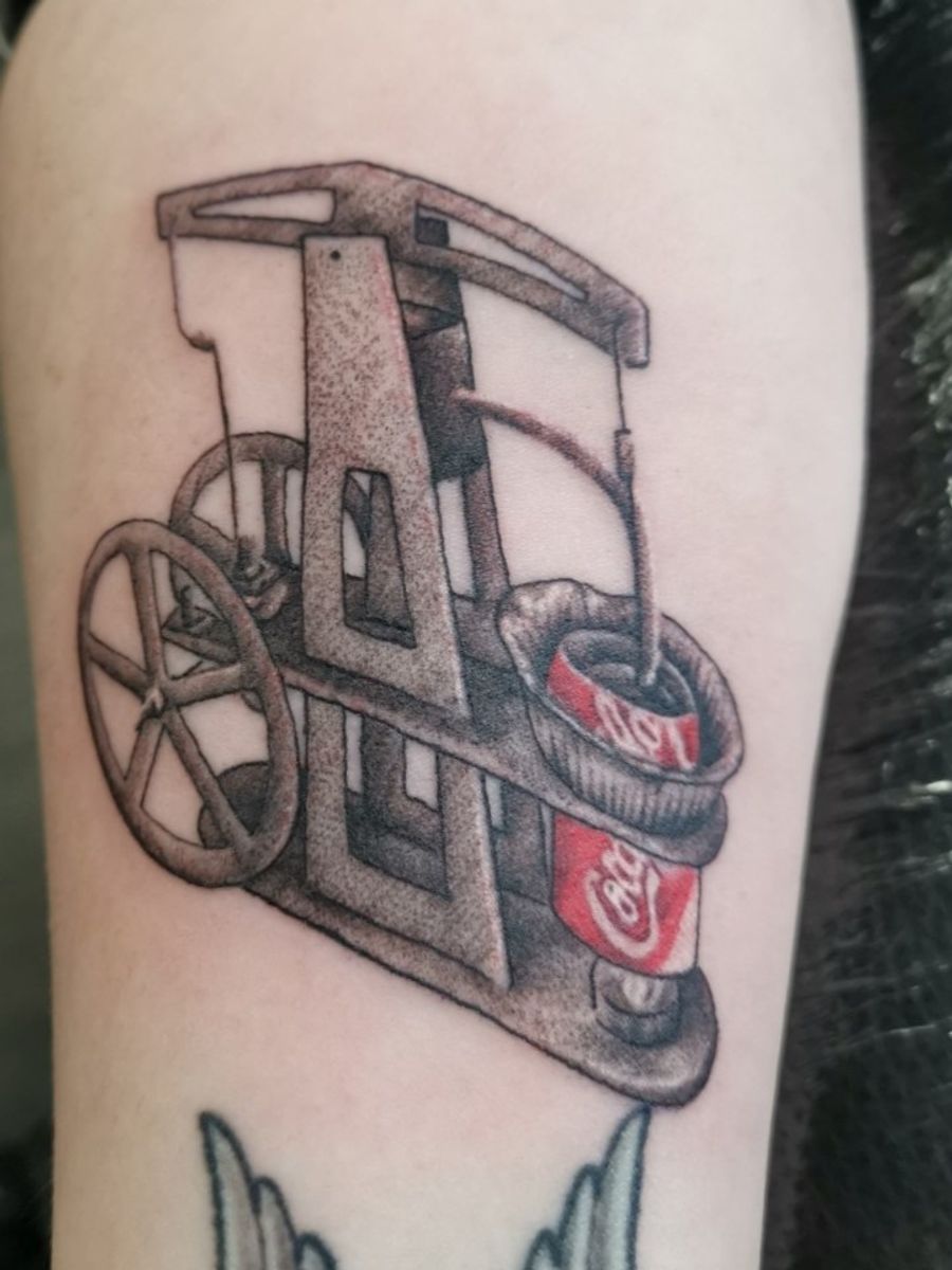 Tattoo uploaded by James Towers • 2x3 sterling engine on the wrist