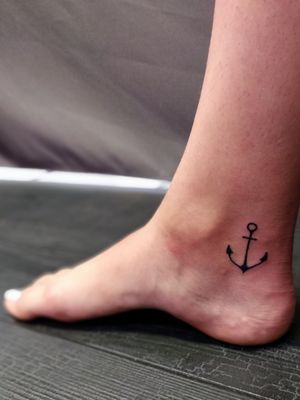 Anchor. Back interior ankle.