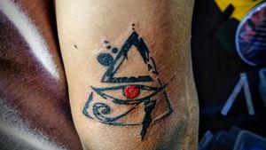 Illuminati Eye Tattoo.#getinkd #getinked #inked #illuminatitattoo #Tattoodo 