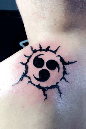 solid black sun tattoos