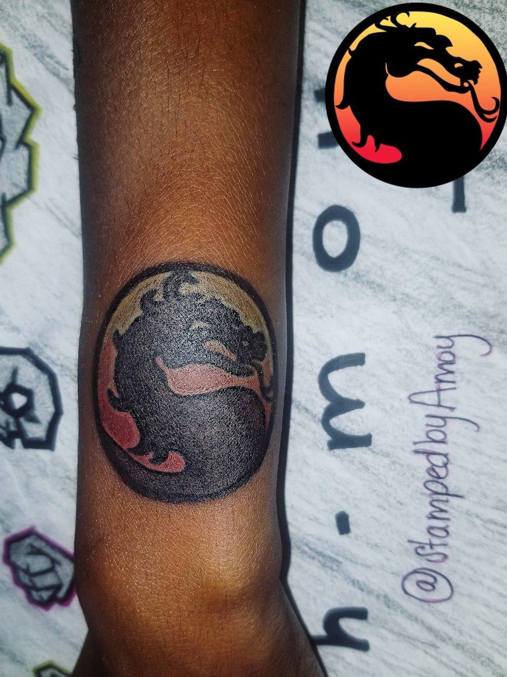 I finally got my first tattoo and it is beautiful What do you think  r MortalKombat
