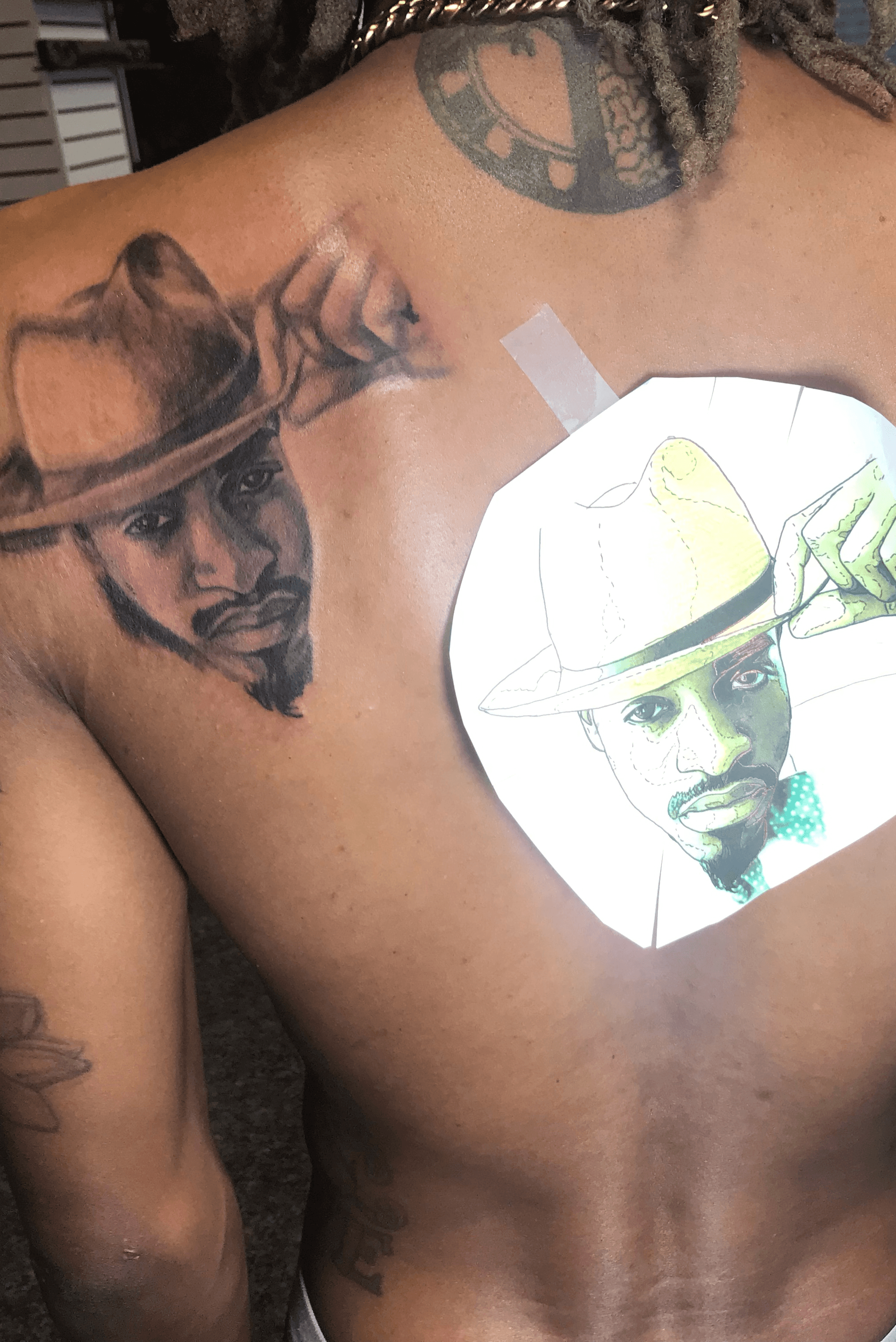 Added André 3000 from  Tom Wilson Tattoos And Artwork  Facebook
