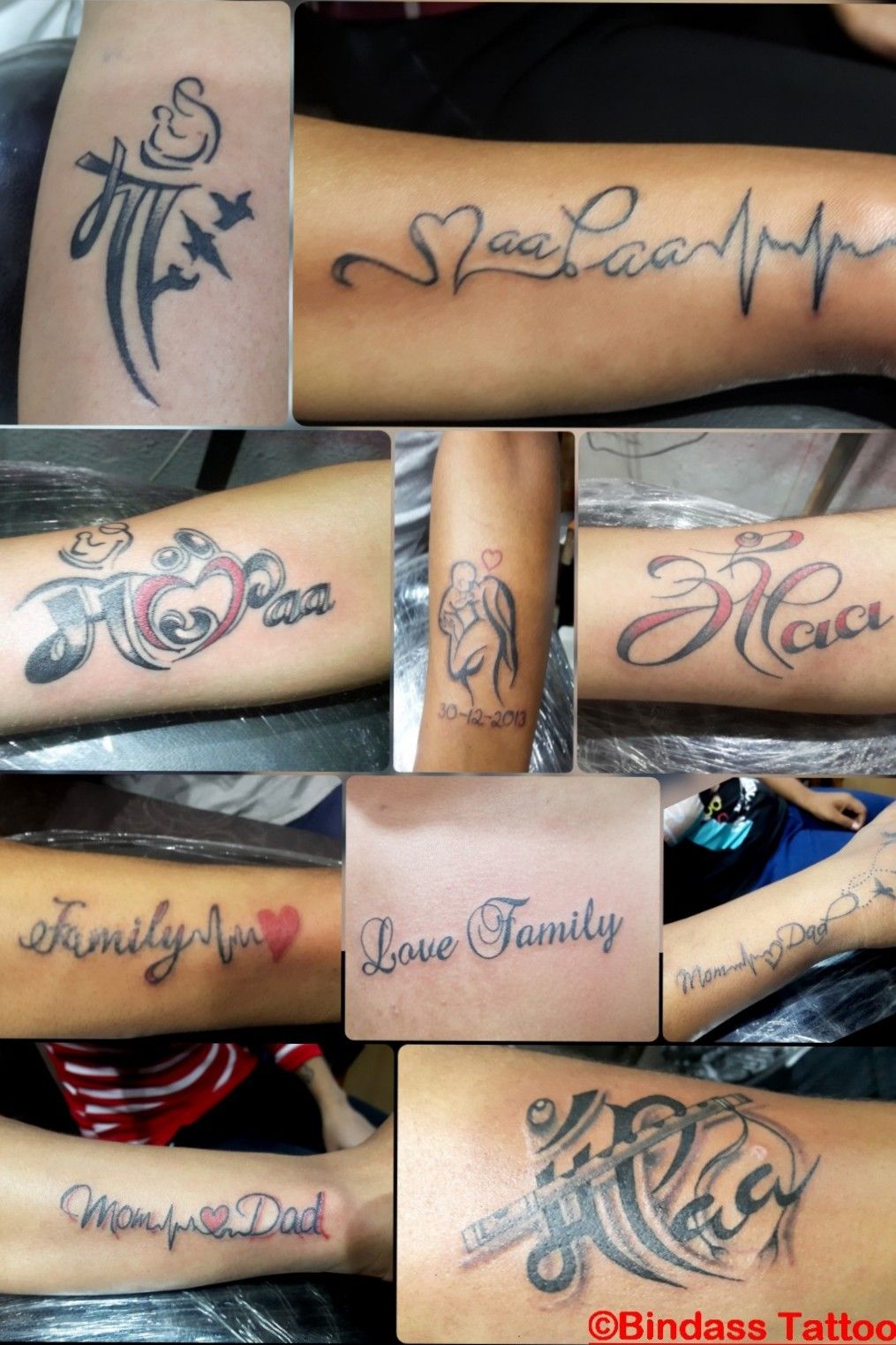 Tattoo uploaded by Bindass Tattoos • Maa Tattoo Mom Dad tattoo Family Tattoo  Mom son Tattoo • Tattoodo