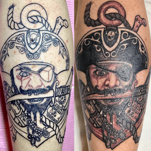 Black and grey pirate, next session will be greys and whites.. 