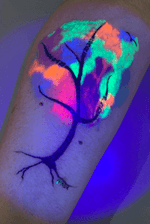 UV tattoo on arm #UVink #uv 