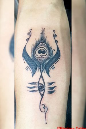 Om tattoo .mahadev Tattoo .krishna tattoo  line work tattoo. Shiva tattoo Contact -+91 989897278772Bindass.tattoos@gmail.com