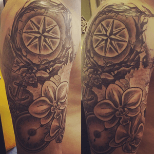 Part One of a progressive full sleeve by Marcus Dodd at Revolver Rooms, Torquay