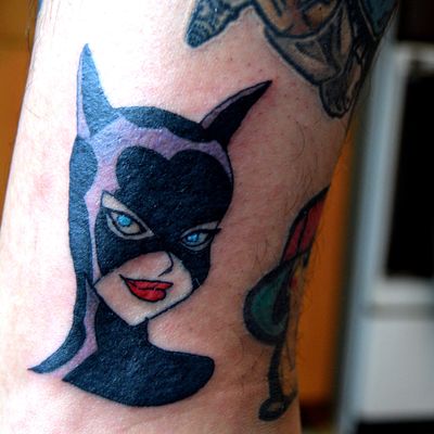 #catwoman #batman #animatedseries #tattoos #tattooworkers #tattoolifestyle #inkstagram #practice #learning #learningtotattoo #everythingpossible #tattoonewbie #ink #inked #daretochange #daretobedifferent #beginnertattooartist #myinkprints2019