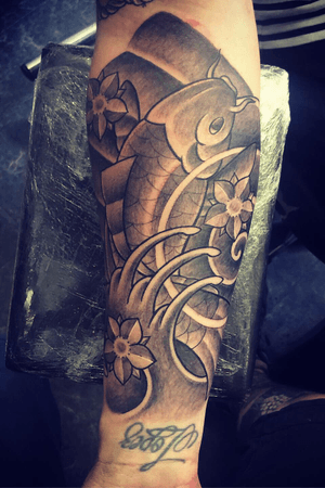 Part Three of a progressive full sleeve by Marcus Dodd at Revolver Rooms, Torquay