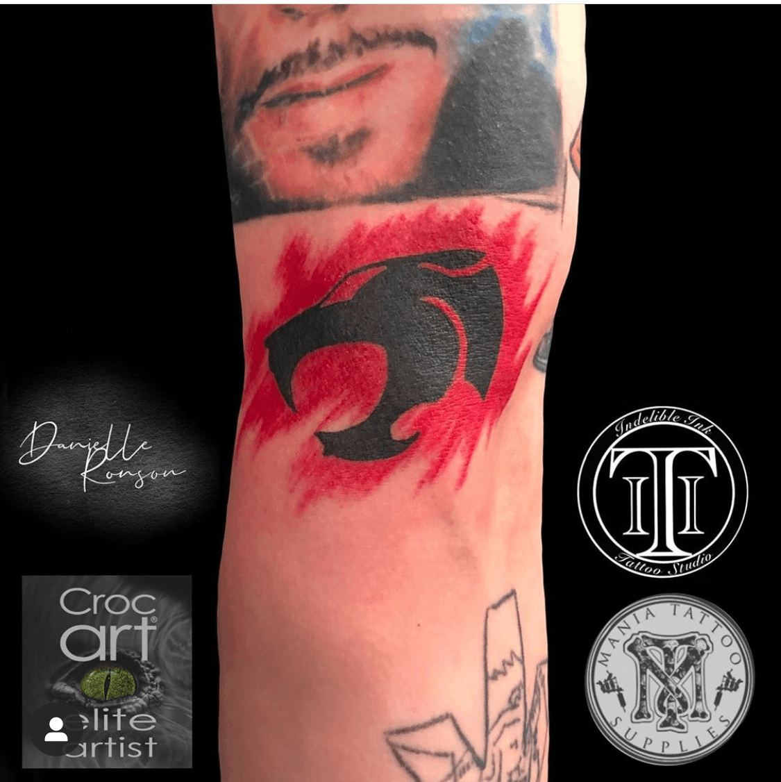 Thundercats logo tattoo