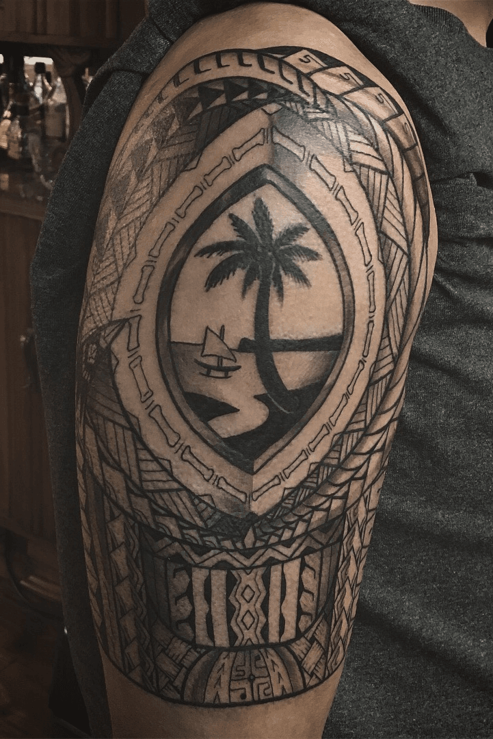 The Most Beautiful Guam Seal Tattoo Models 1  Seal tattoo Tattoos  Polynesian tattoos women