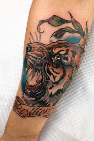 Tiger head #tiger #tigertattoo #resilience #resilienza