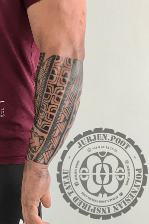 Polynesian inspired lowerarm sleeve