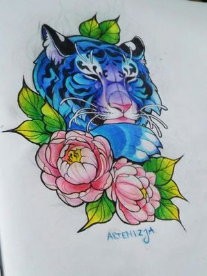 Blue tiger (available)