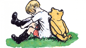 E.H. Shepard Winnie the Pooh drawing #winniethepooh #christopherrobin