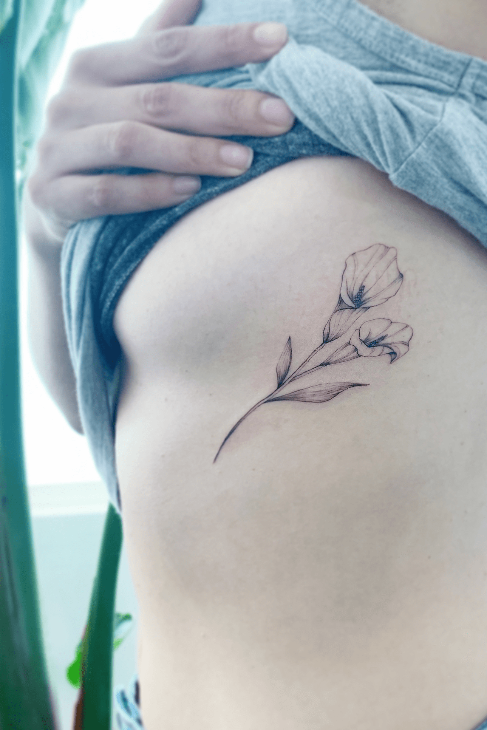 Tattoo tagged with flower small calla lily tricep tiny ifttt little  nature tattooistflower medium size illustrative  inkedappcom