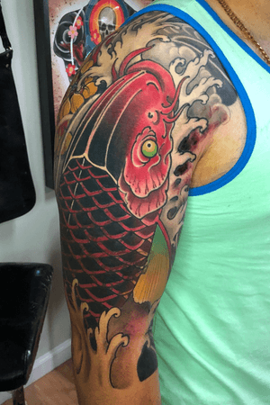 Red koi (cover up) 