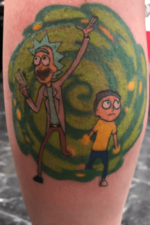 Full color Rick and Morty
