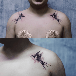 Bird tattoo / Orignal design