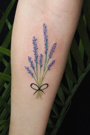 Bitty full color lavender! I had so much fun doing this piece