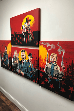 All my rdr 2 paintings 