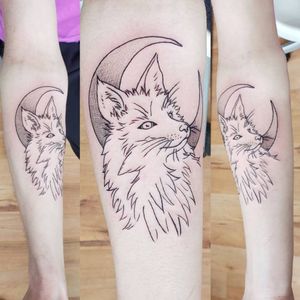Linework fox by Jes 