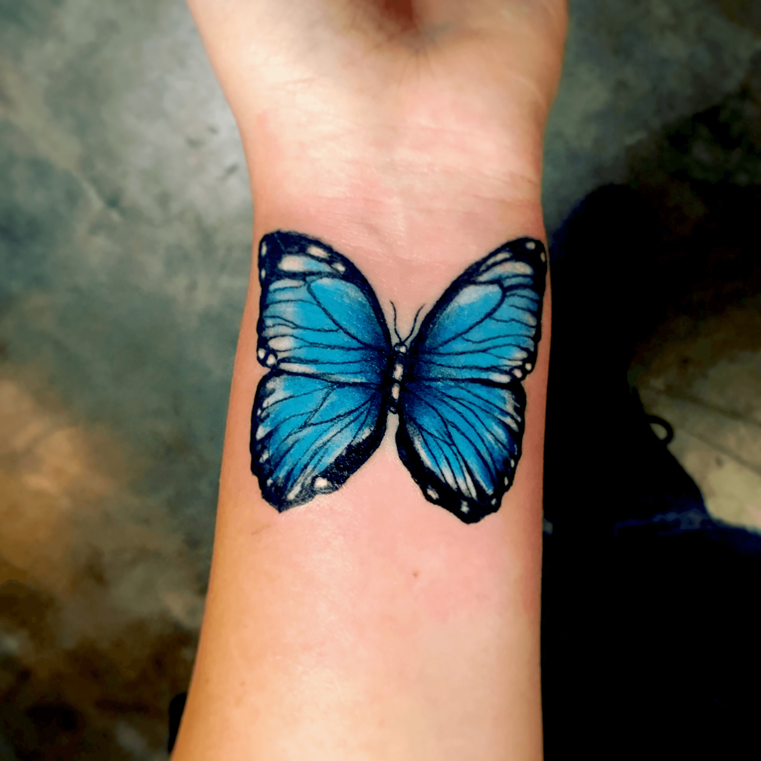 101 Best Blue Butterfly Tattoo Ideas Youll Have To See To Believe   Outsons