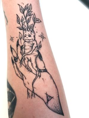 #HarryPotterTattoos #harrypottertattoo #harrypotter #mandragore #mandrake #witch #witchtattoo