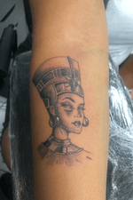 Queen Nefertiti #BlackandGrey