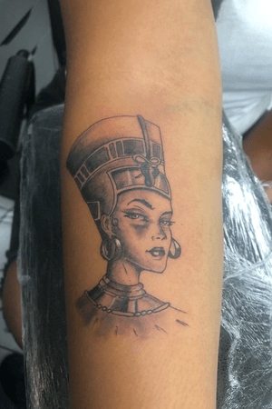 Queen Nefertiti  #BlackandGrey