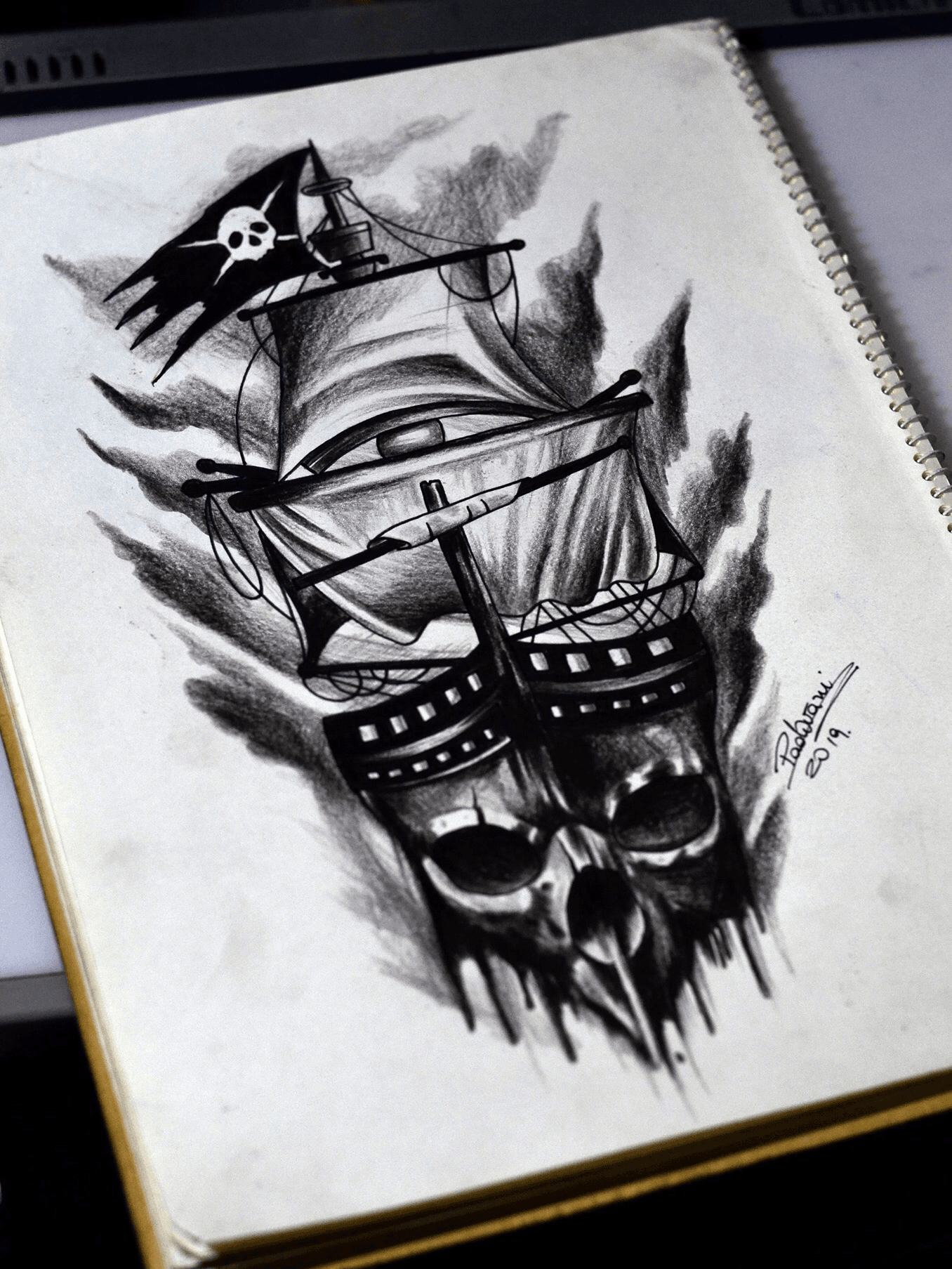 Pirate Tattoo Designs Skulls Of Conquered Kings  Clip Art Library