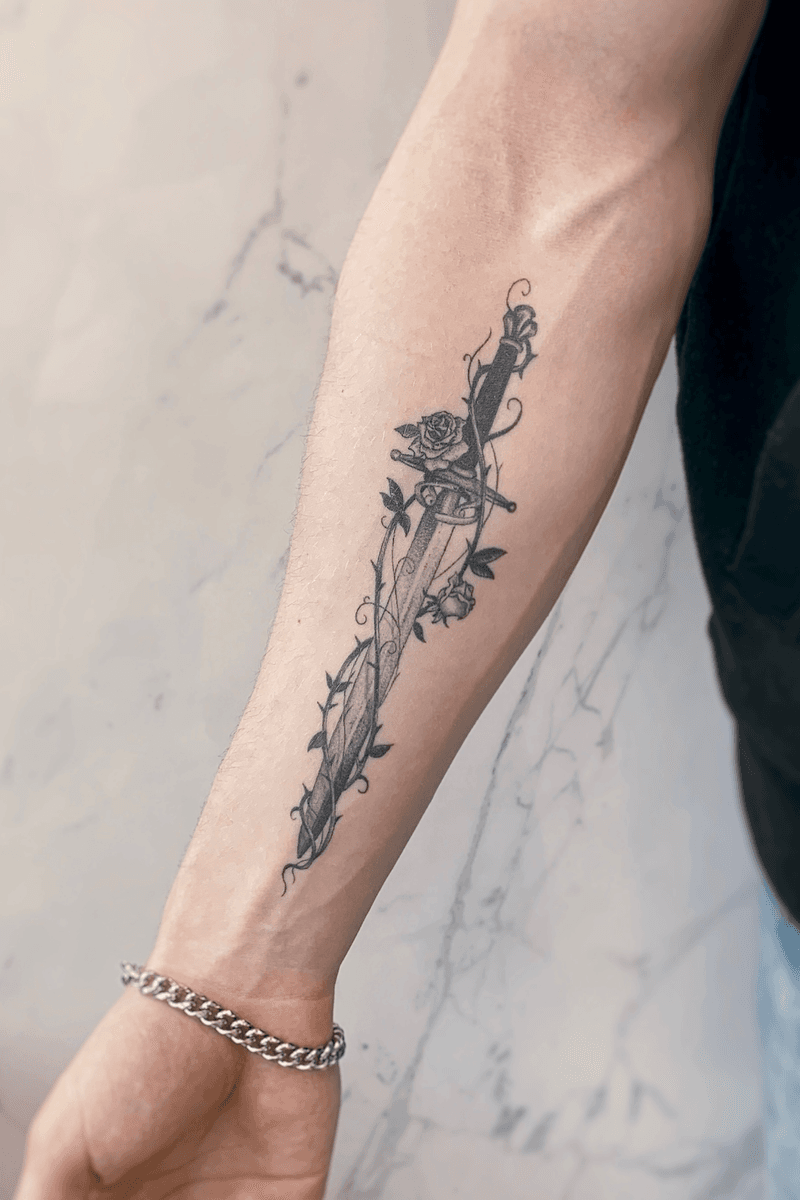 Tattoo uploaded by Givewood • Healed Sword • Tattoodo