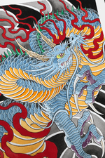 Section of a dragon painting i would lobe to turn into a tattoo. #japanese