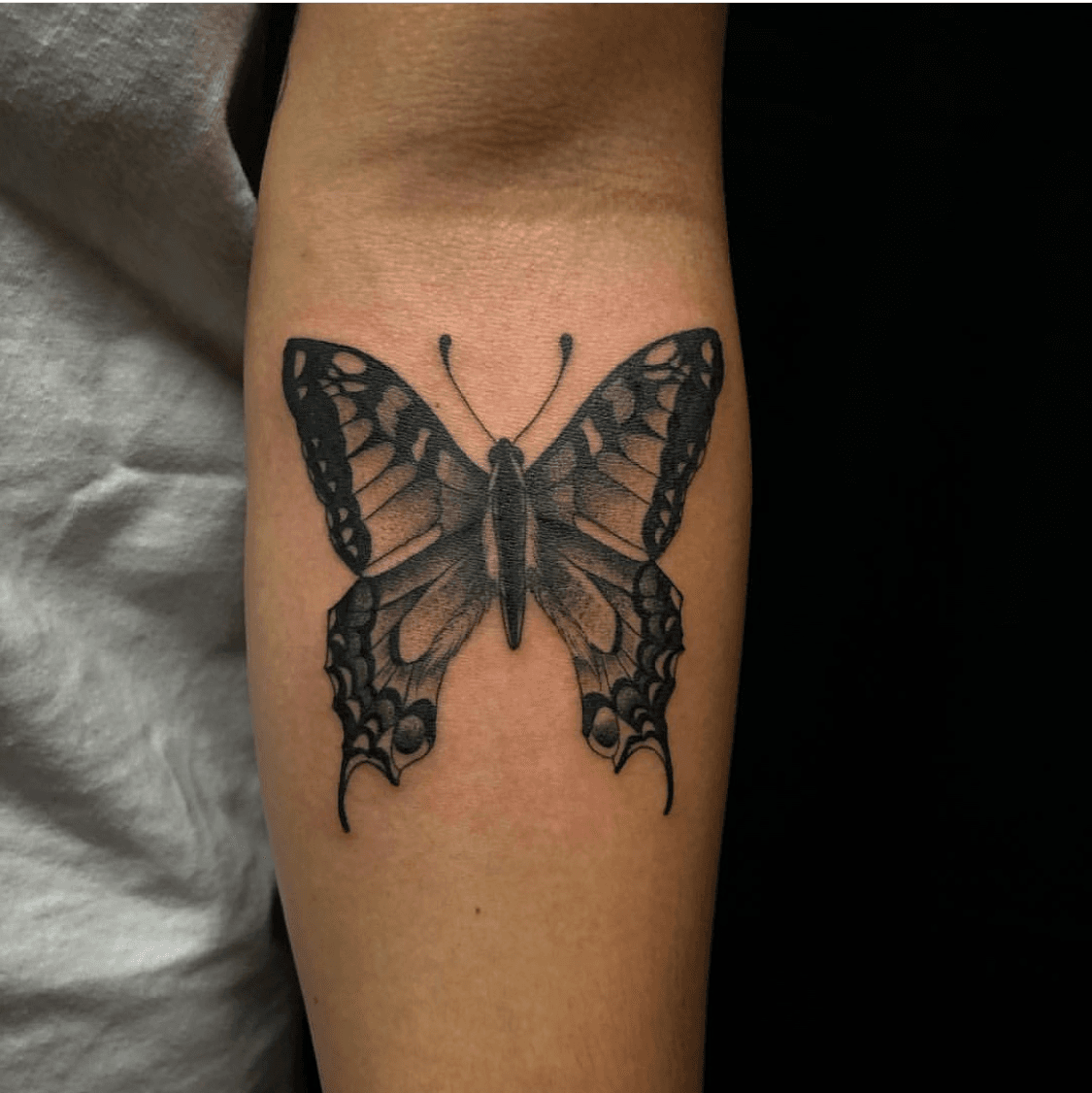 𝐚𝐝𝐫𝐢𝐚 𝐦𝐞𝐫𝐜𝐮𝐫𝐢 on Instagram swallowtail butterfly with frayed  wing for sage  thanks so much for tra  Body art tattoos Meaningful  tattoos Tattoos