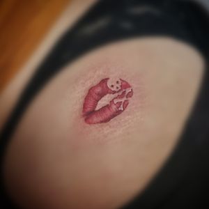 Booty tattoo