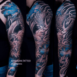 Japanese tattoo. Dragon tattoo. Bardadim tattoo studio, Brooklyn NY
