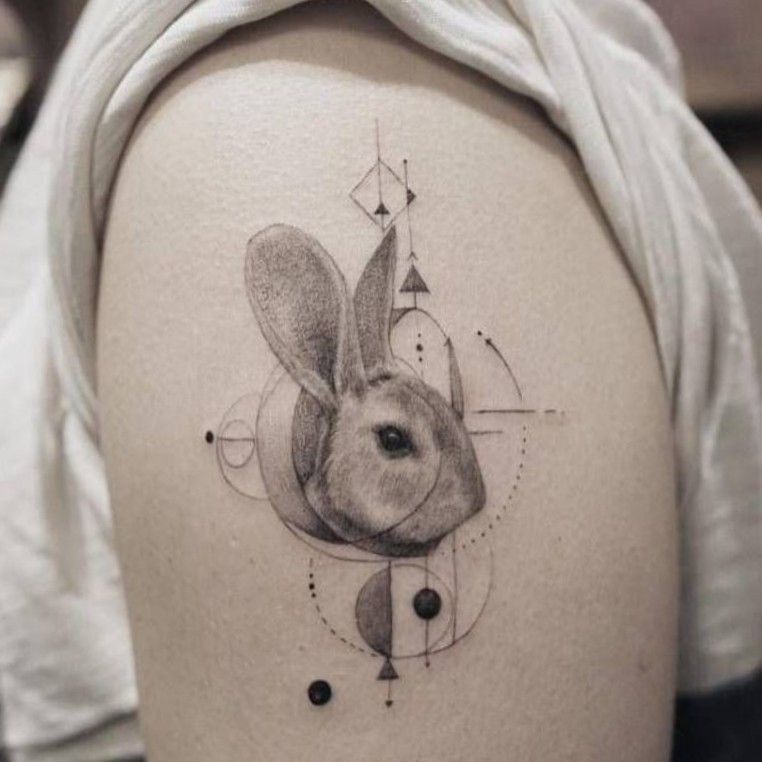 4337 Hare Tattoo Images Stock Photos  Vectors  Shutterstock