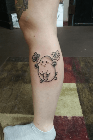 #chansey #pokemon My first tattoo on a Client! I gotta admit not bad