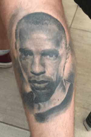 Thierry Henry Arm Tattoo Finished 