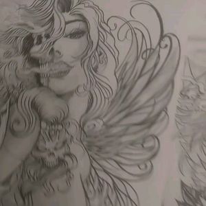 Some of my drawing. pencils. I specialize in cover ups, black and grey and fantasy art 