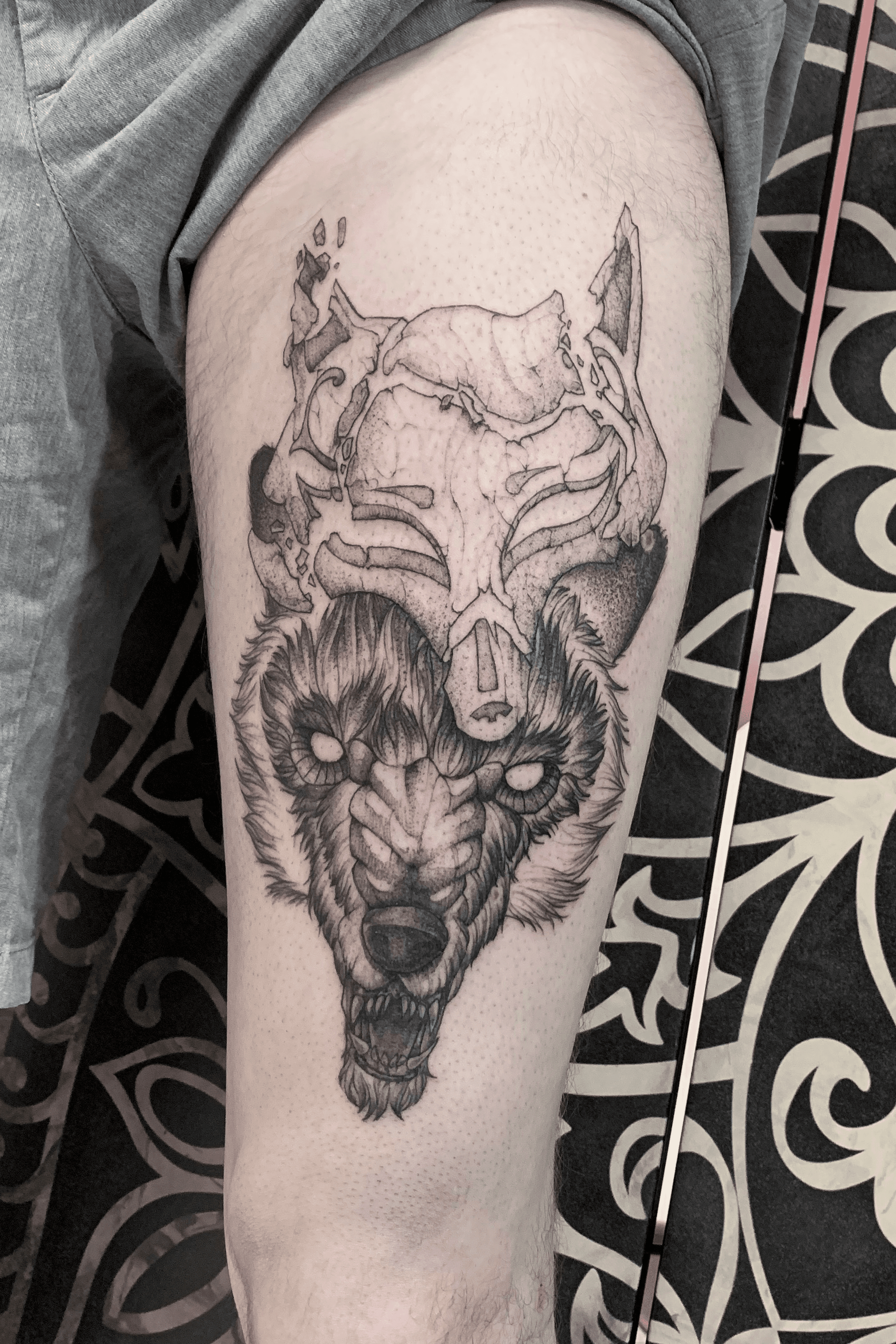 The Big And The Baddest Wolf Tattoos  easyink