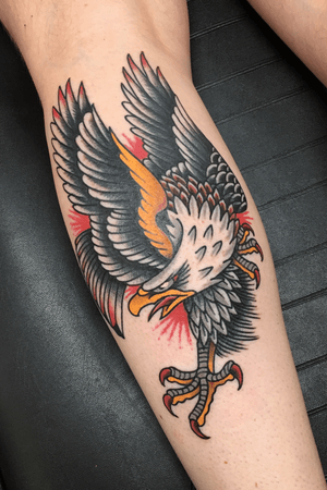 Swooping Death, 🦅 Awesome Eagle!!! Eagles are an exceptional addition to any collection of tattoos ************************************** ⚡️FOR APPOINTMENTS ⚡️ 📧info@thirteenfeettattoo.com ☎️(02)79030713 #robsloantattoo #DETH #tattoo #darlingsquare #smalltattoos #stickandpoke #handdrawn #문신 #татуировка #trust #loyalty #traditional #traditionaltattoo #americanatattoo #tattouage #tattoo #sydney #sydneytattoo #yoga #foodie #australia #butcherstattoobalm @butcherstattoobalm @thirteenfeettattoo @darlingsquare @robsloantattoo