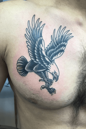 1rst tattoo traditional eagle