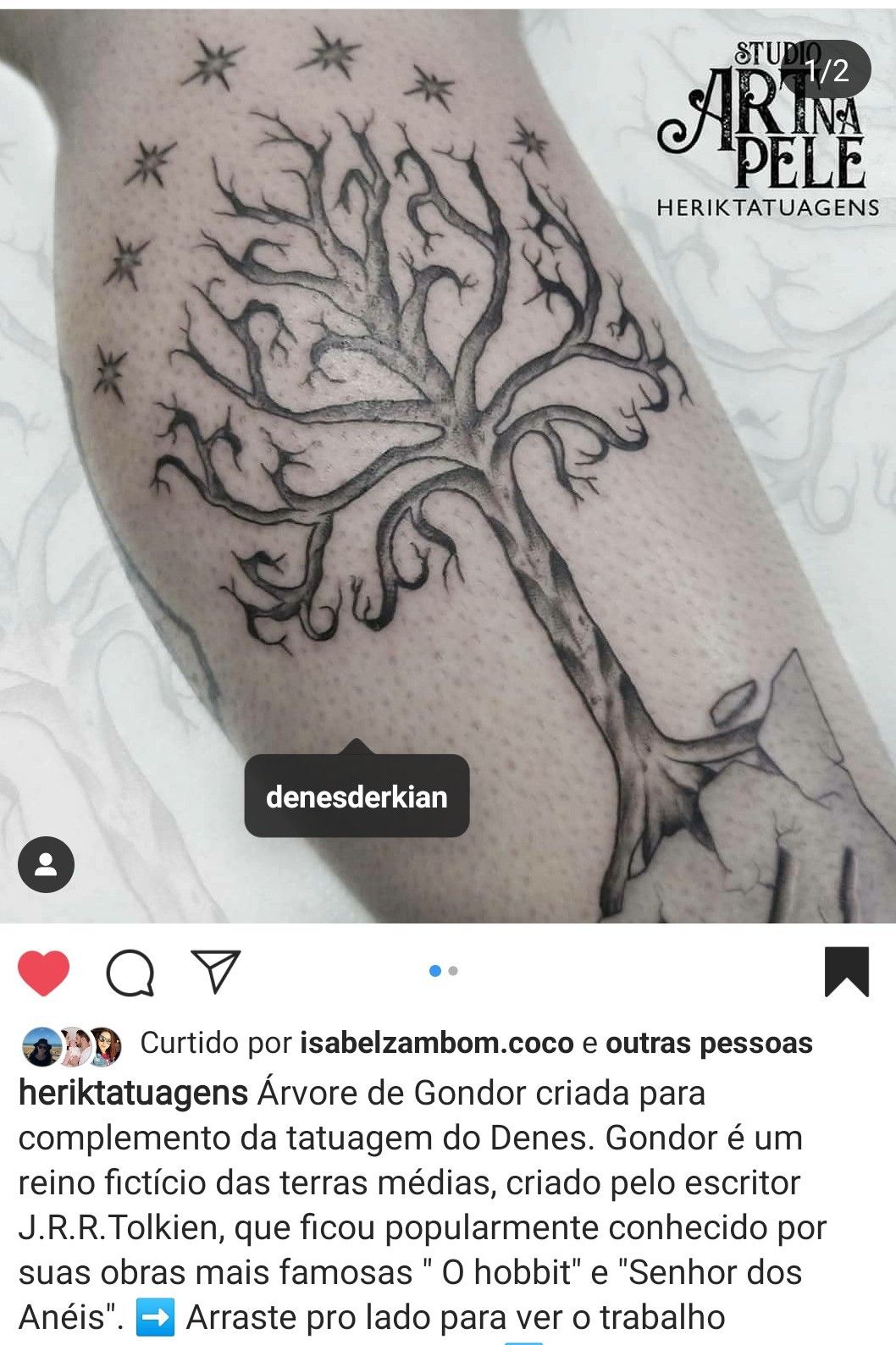 Lord of the Rings - Tattoo  Tatuagem tolkien, Boas ideias para
