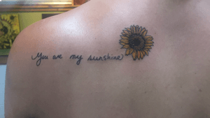 #youaremysunshine #writing #sunflower #mom