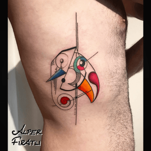 Elephant and the Toucan Bird....For custom designs and booking;alperfiratli@gmail.com #geometrictattoo #geometric #colortattoo #colorful #minimal #tattoo #tattooartist #tattooidea #art #tattooart #tattoooftheday #ink #inked #customtattoo #customdesign #tattooist #dotwork #elephant #bird #linework #surreal #surrealism #pettattoo #abstracttattoo #abstractart  #animaltattoo #surrealart #toucan #sanfrancisco #oakland