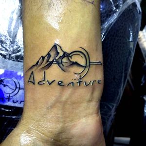 adventure tattoo done by trippytattoo.com best tattoo artist in& best studio himachal pradesh