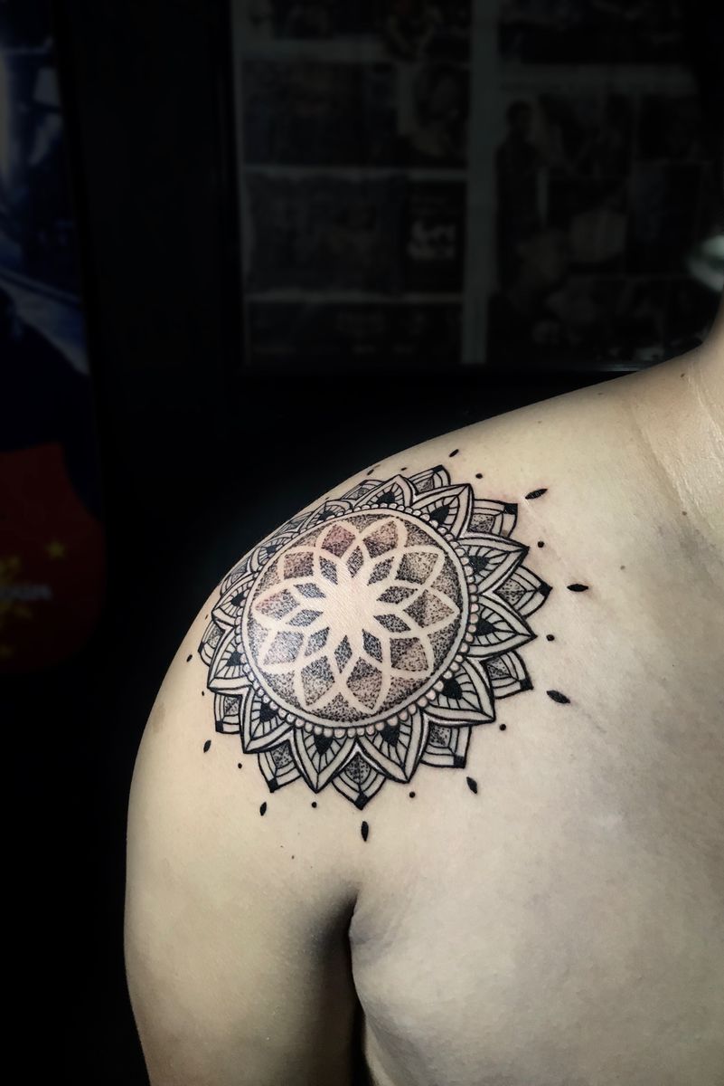 Tattoo uploaded by Mervin Carballo • shoulder mandala • Tattoodo