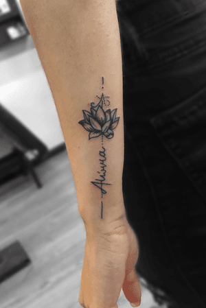 Greek Lotus Tattoo