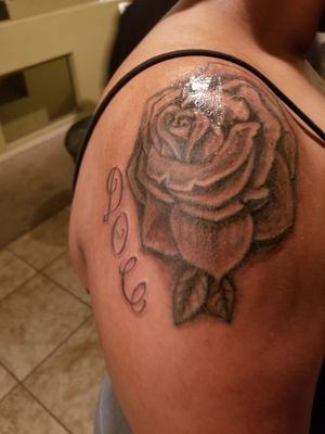 Rose tattoo.  
